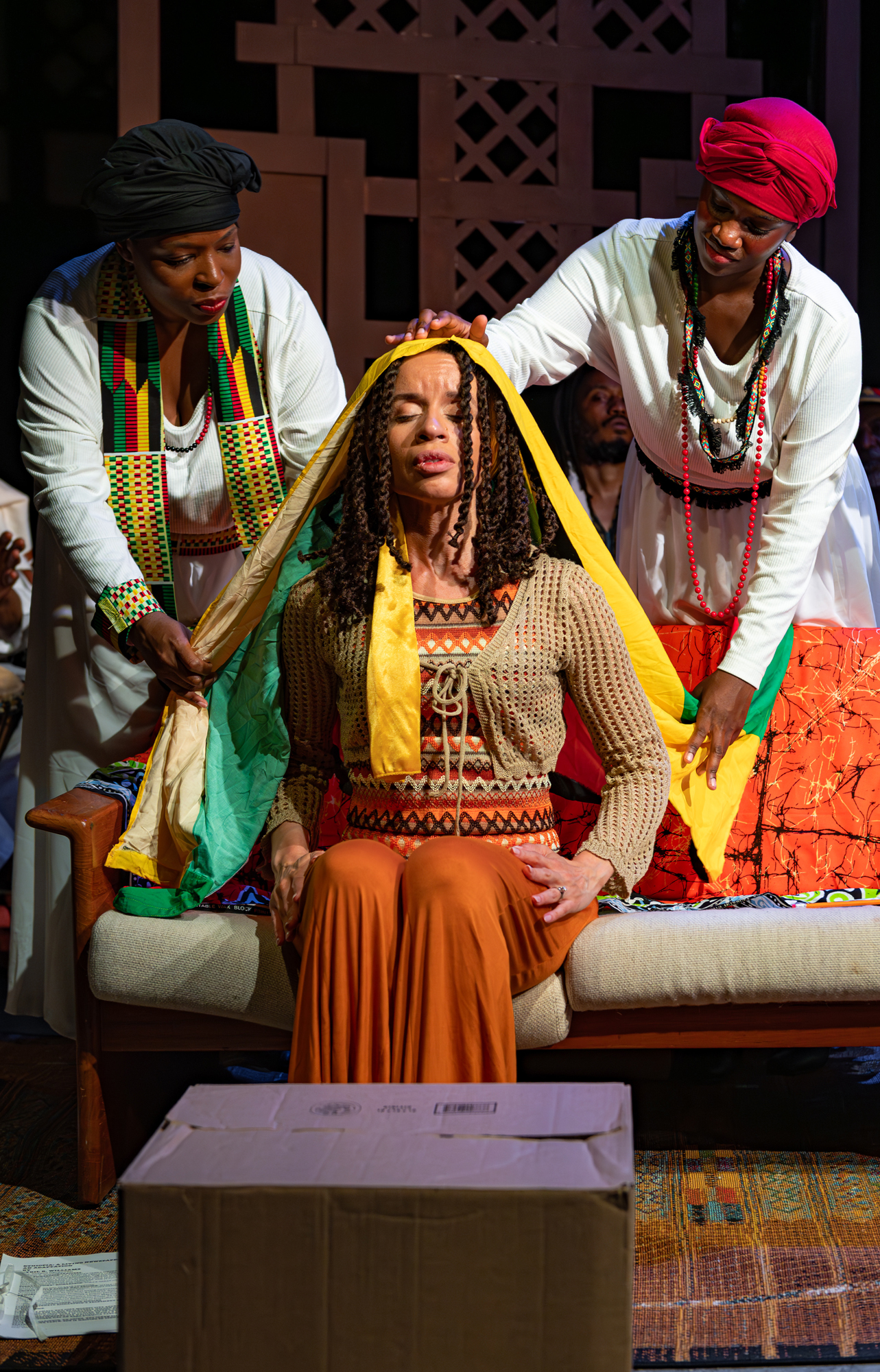 (l-r) Nakia Verner, Shana Oshiro, Madison Norwood. Photo by Bayou Elom.