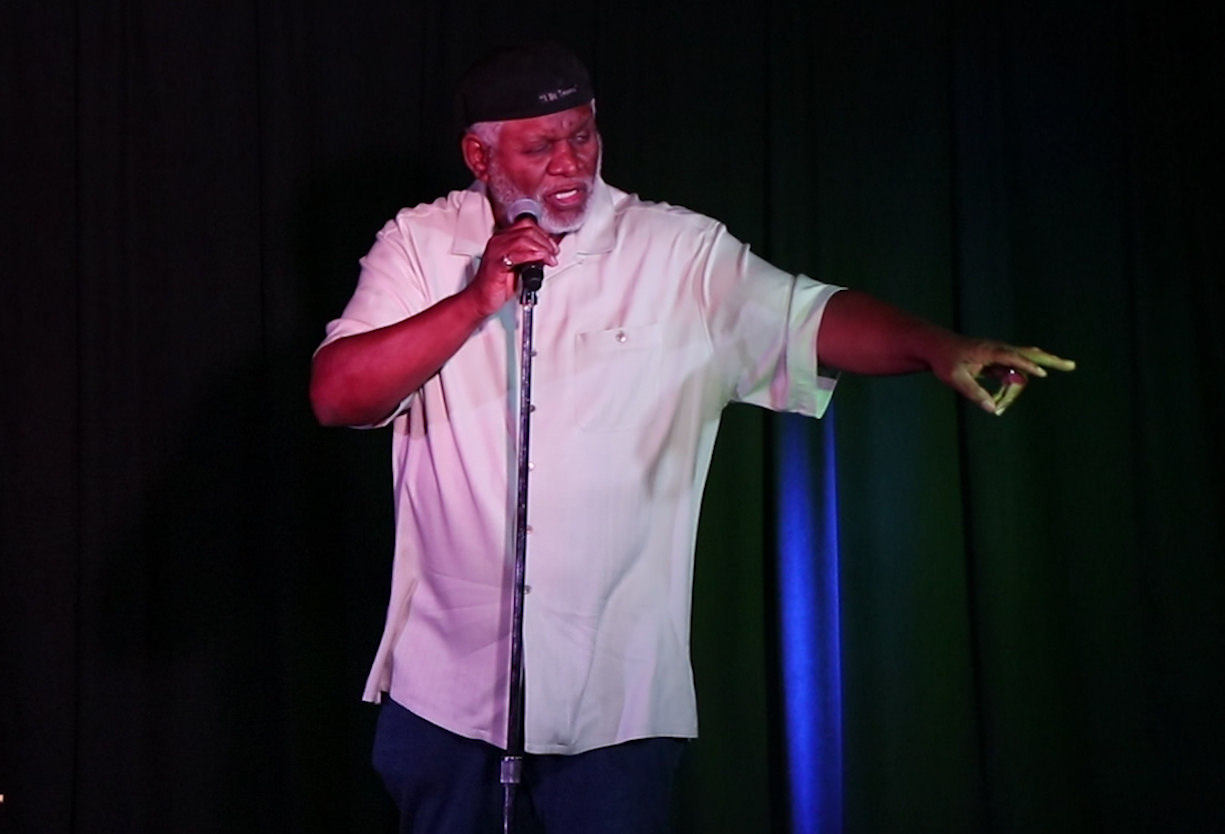 Comedy Legend George Wallace Dropped Into Jokesters To Help Celebrate Their One-Year Anniversary.