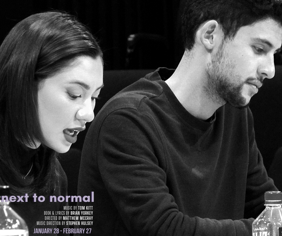 The cast of "Next to Normal" at their first table read for "Next to Normal," playing January 28 - February 27, 2022 at Chance Theater in Anaheim, CA. 