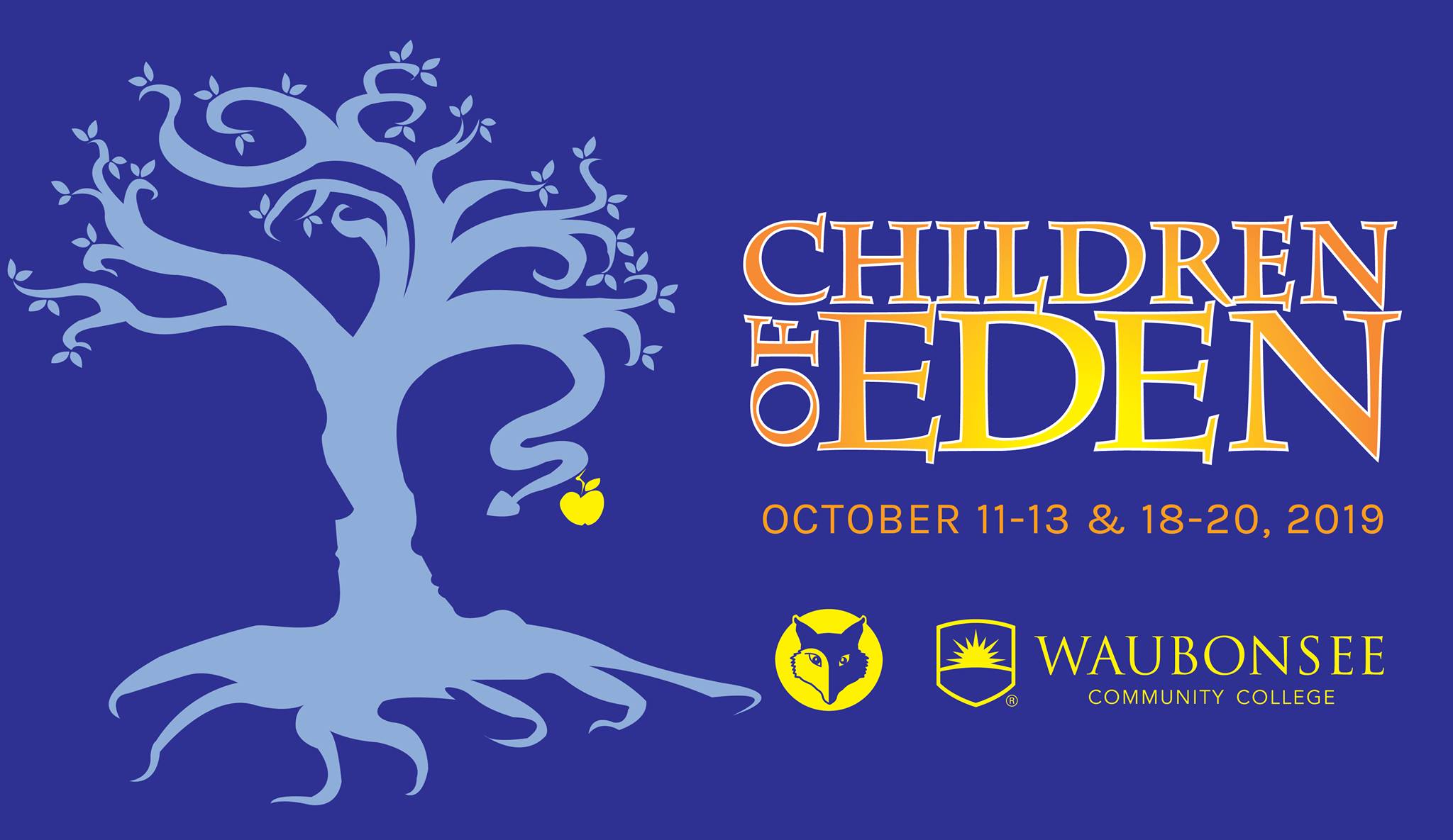 Fox Country Players' Children of Eden production poster - October 2019