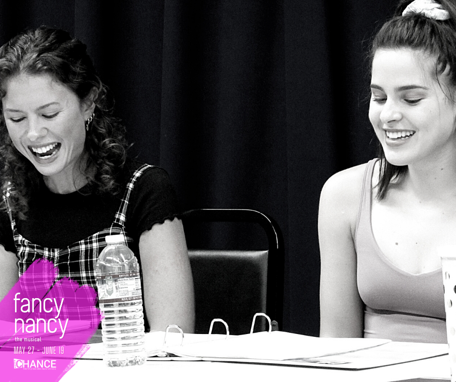 Emily Abeles and Gabbie Adner at their first readthru of 