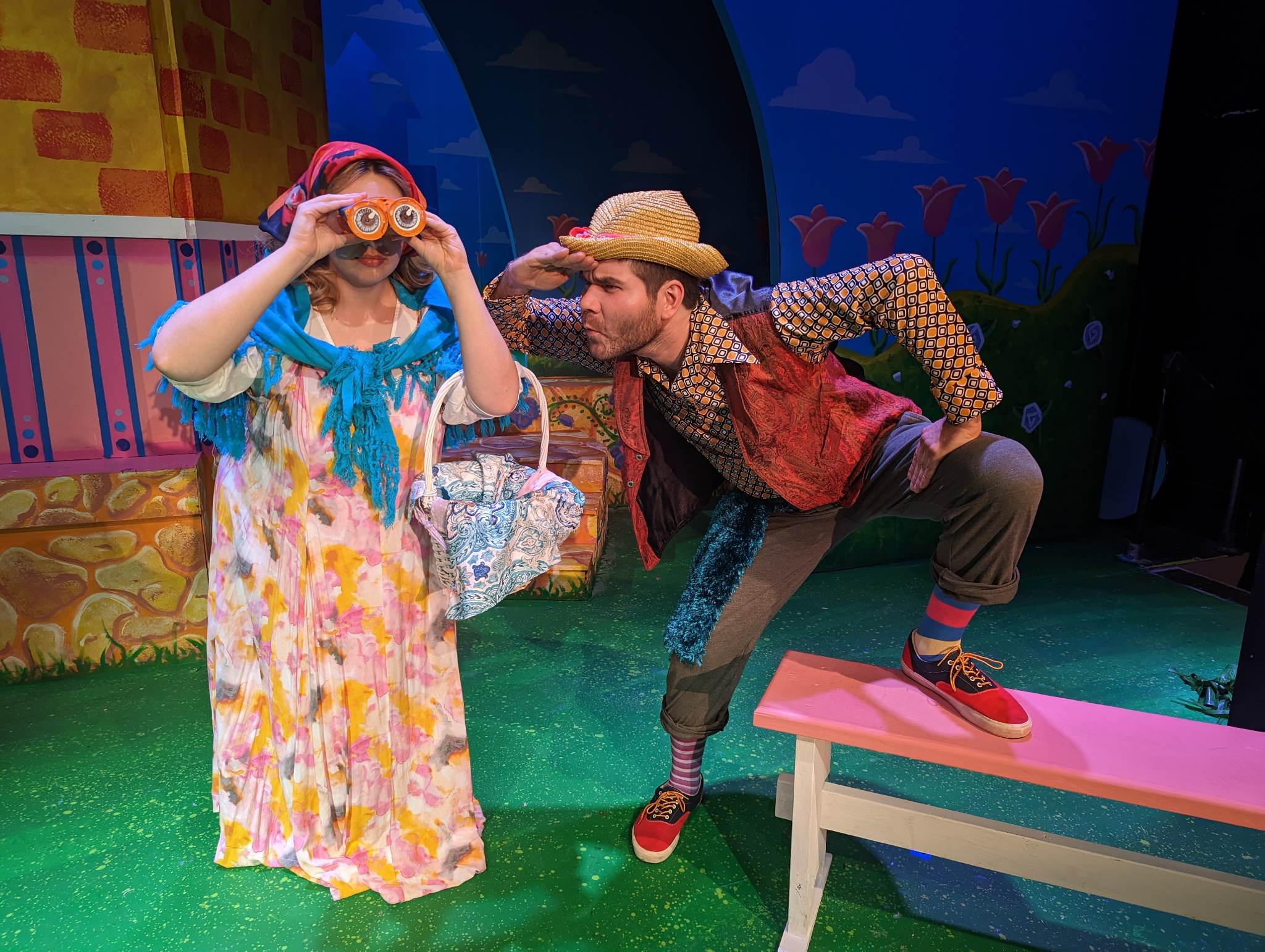Mary (Maria Hefte) and Eric (Stephen Denning) search for their long lost daughter Rapunzel.