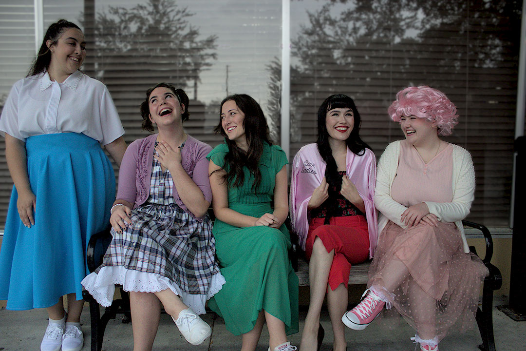 Pink Ladies of Grease the Musical, photo by Theo Champagne