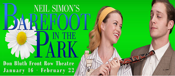 Caitlin Herst and Cord Nash Star in Neil Simon's Barefoot in the Park