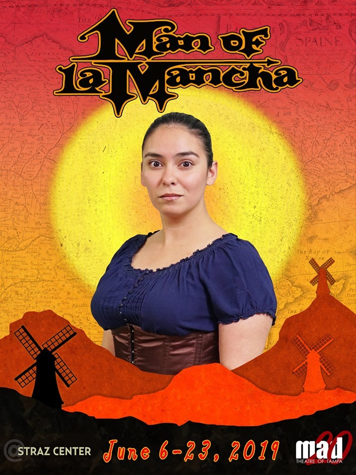 Meet Antonia, Adriane Falcon in mad Theatre of Tampa's Man of La Mancha
