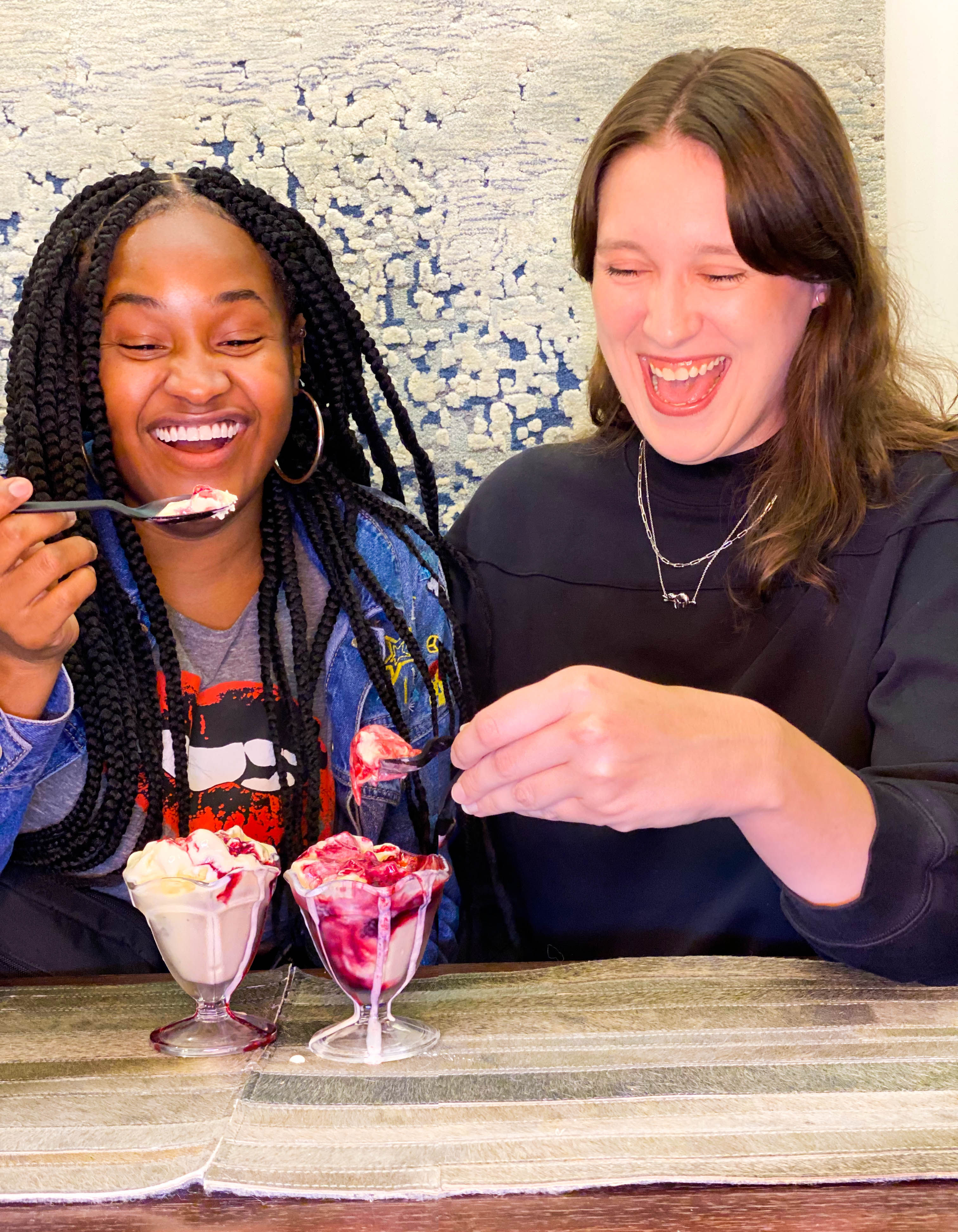 Starr Kirkland (left) and Maile Binion (right) from Aly Kantor's HOT BLOOD SUNDAE