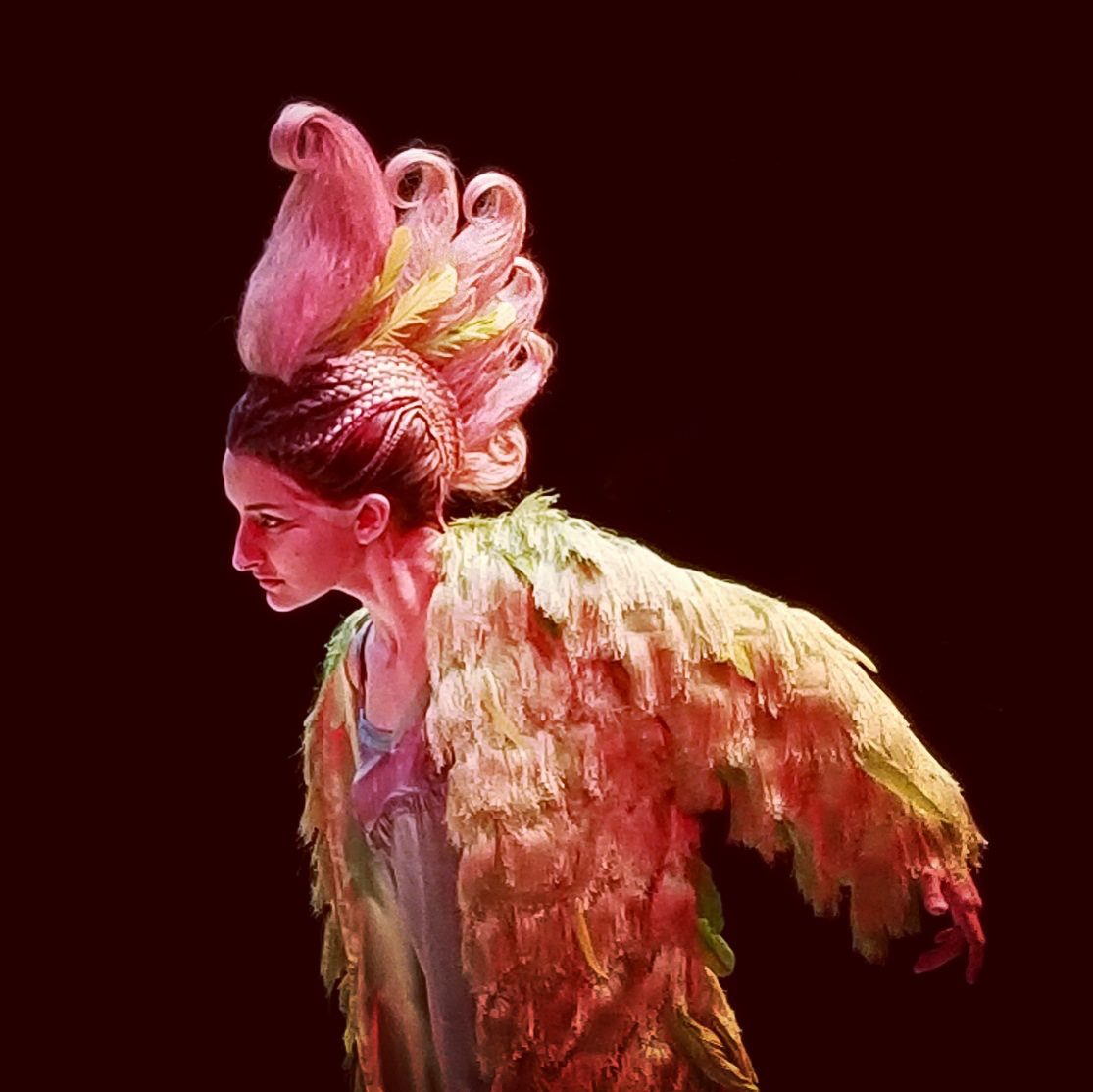 Adriana Fontanez as the Bird. Photo by Tara Cooper