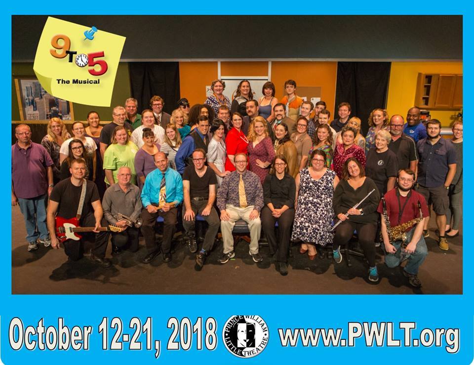 The cast and crew of PWLT's 9 to 5
