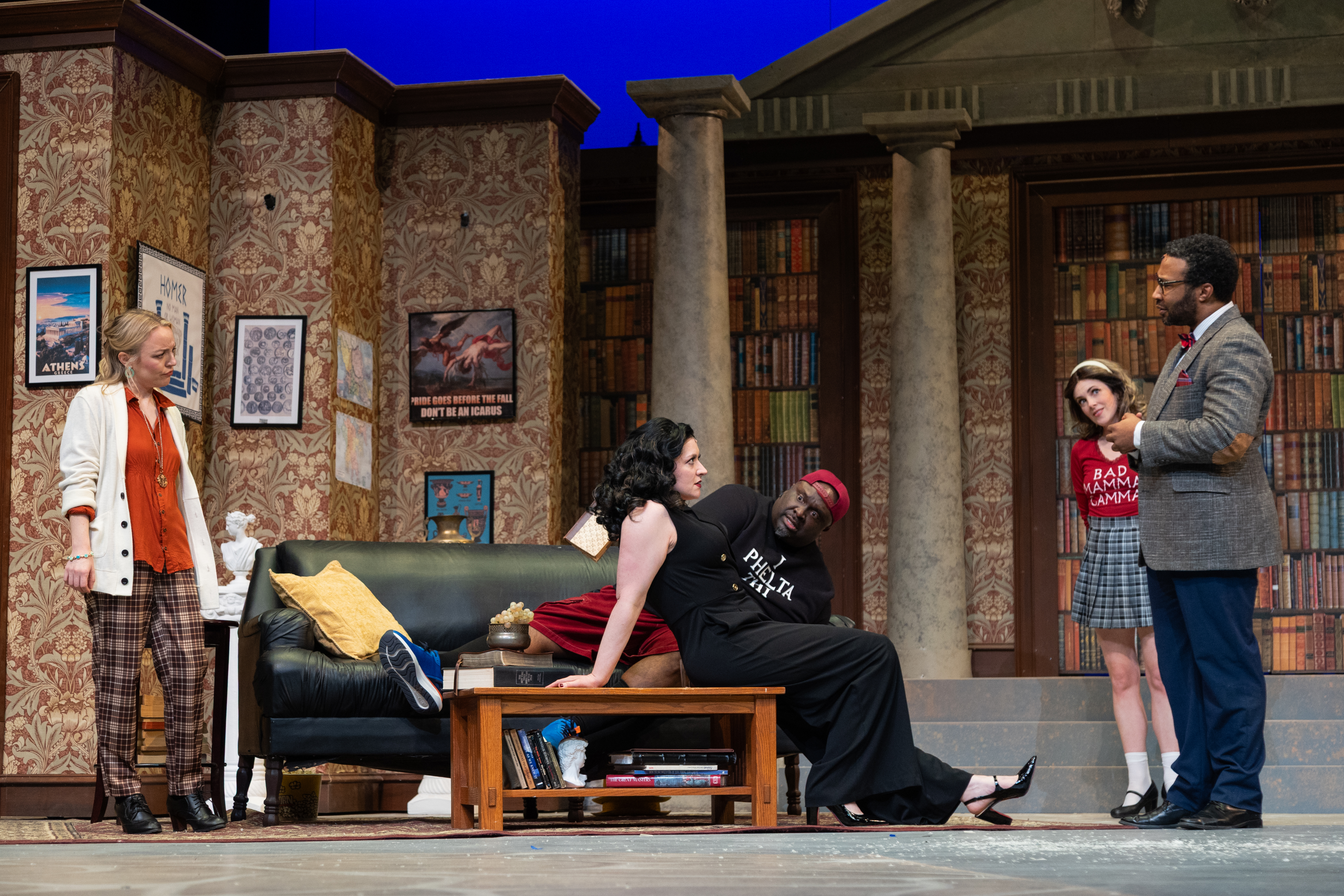 Dionysus, Brad Raymond* Thalia, Kate Fahrner* Daphne, Alexandra Ficken Ralph, Christopher Hampton* Brooklyn, Rachel Frawley Photo Credit: Casey Gardner Ford