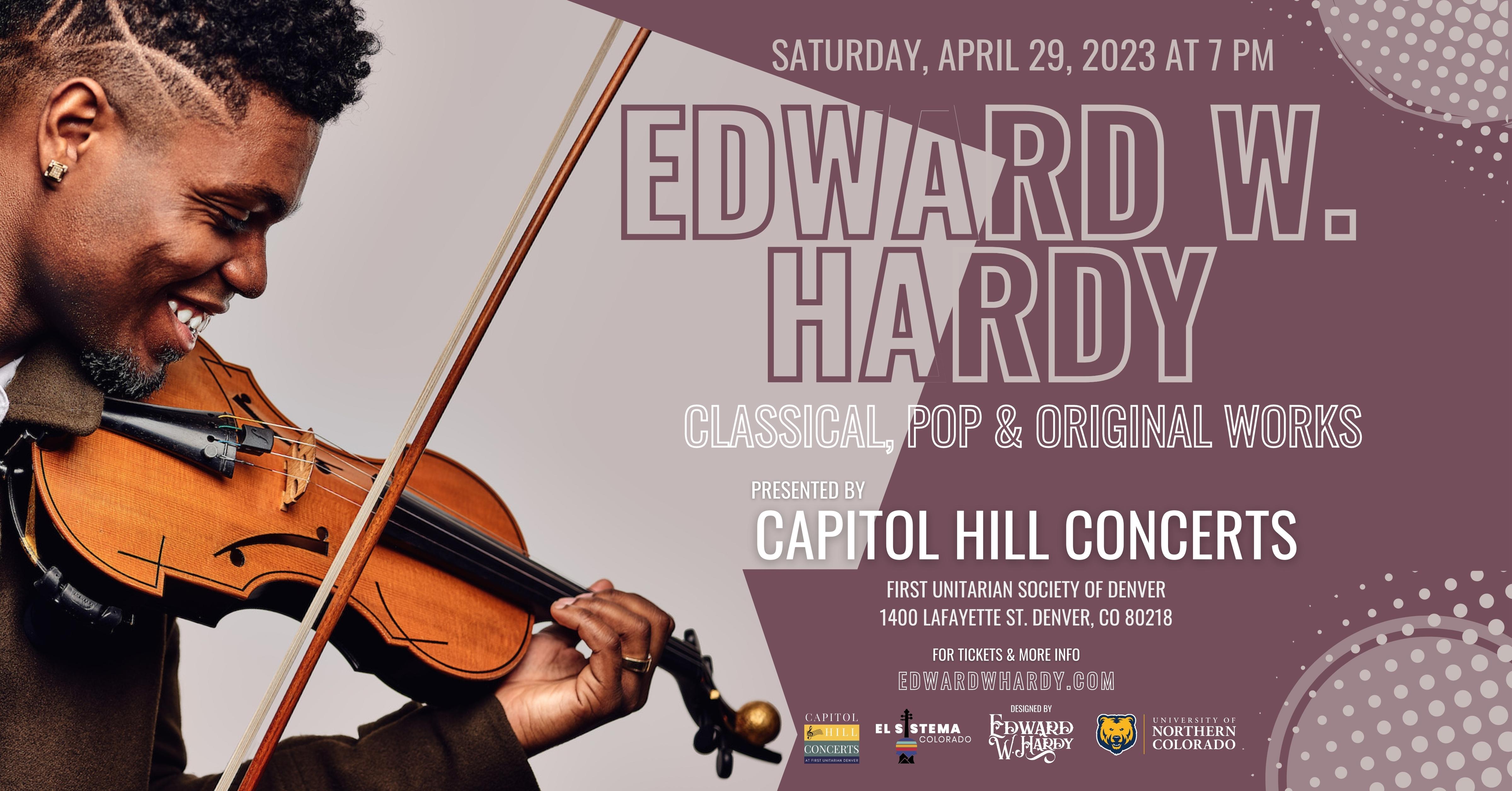 Capitol Hill Concerts Edward W. Hardy Official Poster (Season Finale, 2023)