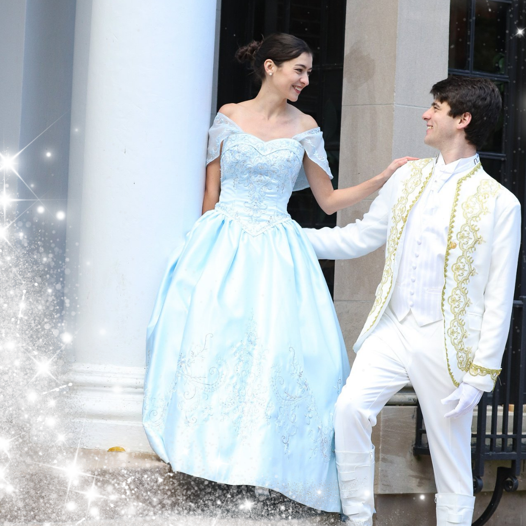 Cinderella and Prince Christopher in Rodgers and Hammerstein's Cinderella at Studio Theatre Long Island's BAYWAY ARTS CENTER, Photo Credit: Lisa Schindlar