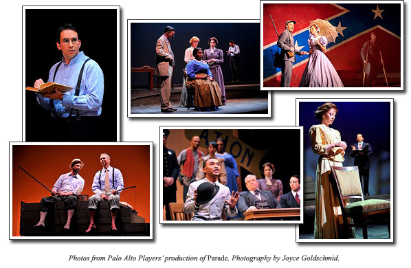 The cast of Parade at Palo Alto Players
Photo by Joyce Goldschmid