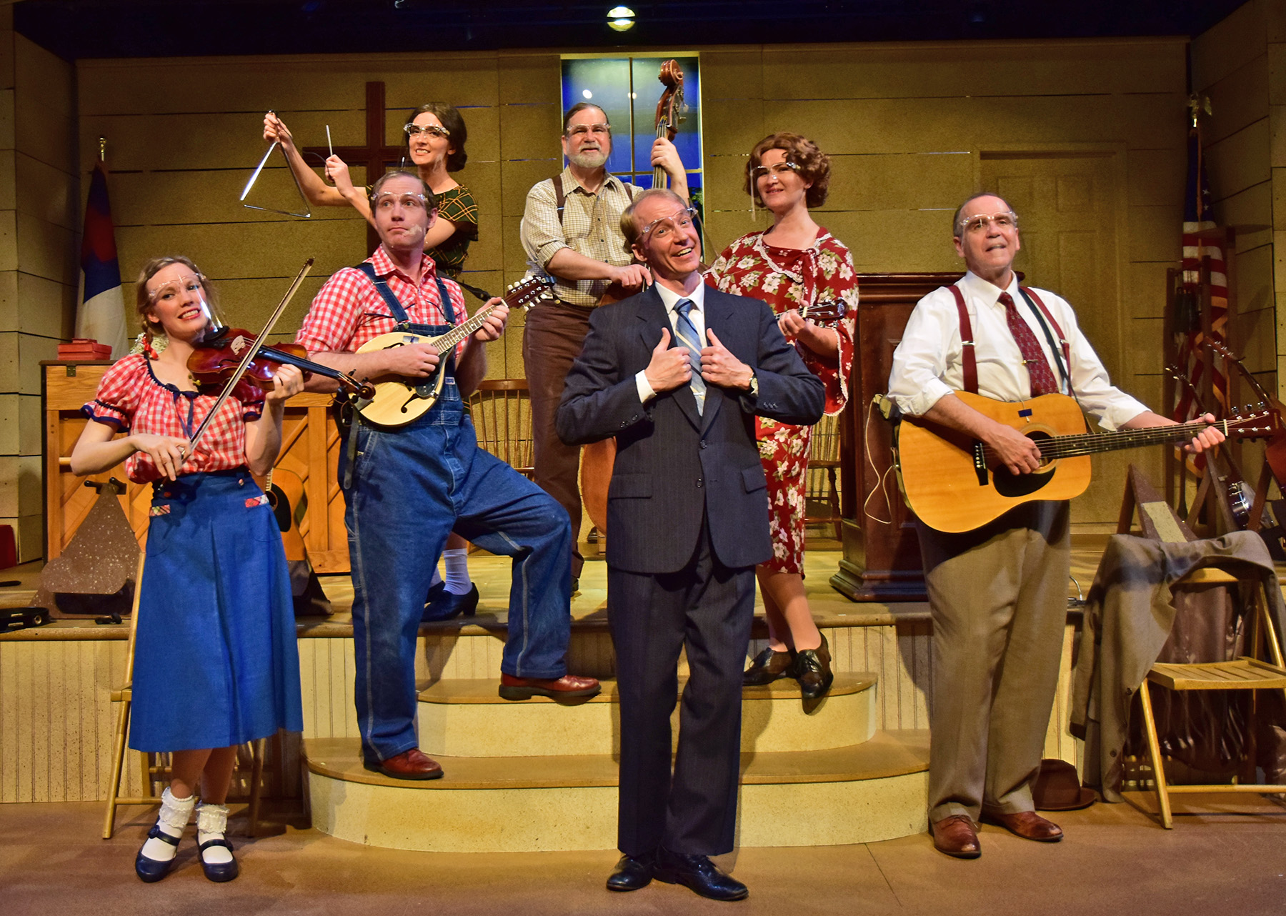 Beef & Boards Dinner Theatre presents the Bluegrass Gospel musical comedy 