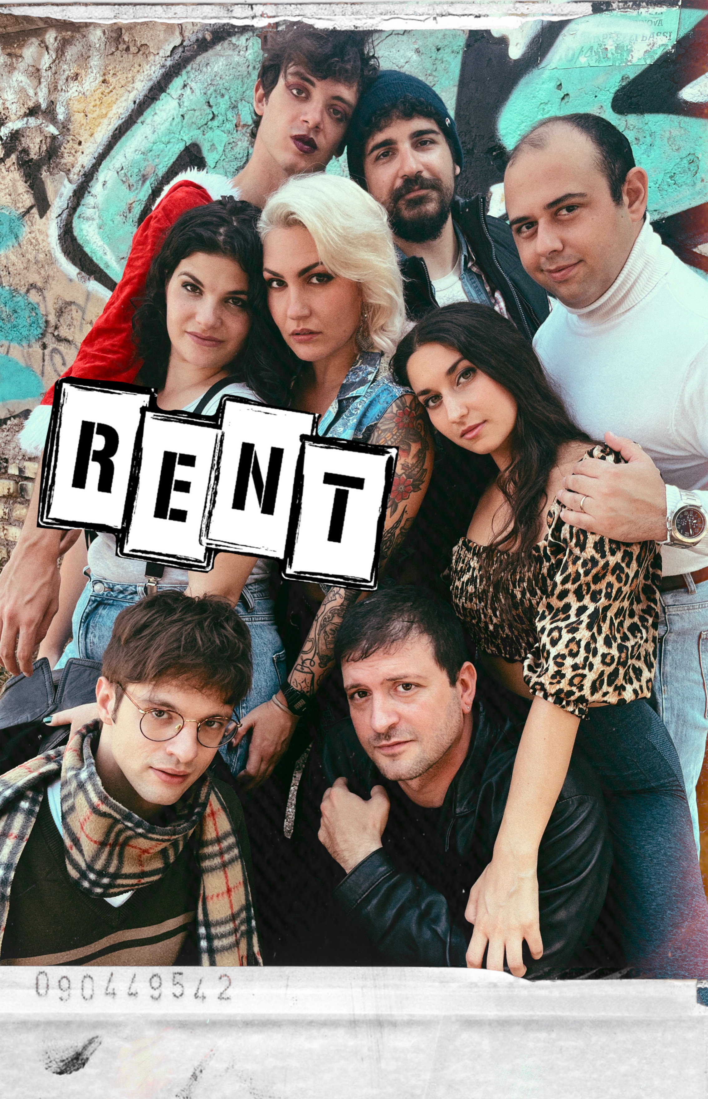 The cast of RENT