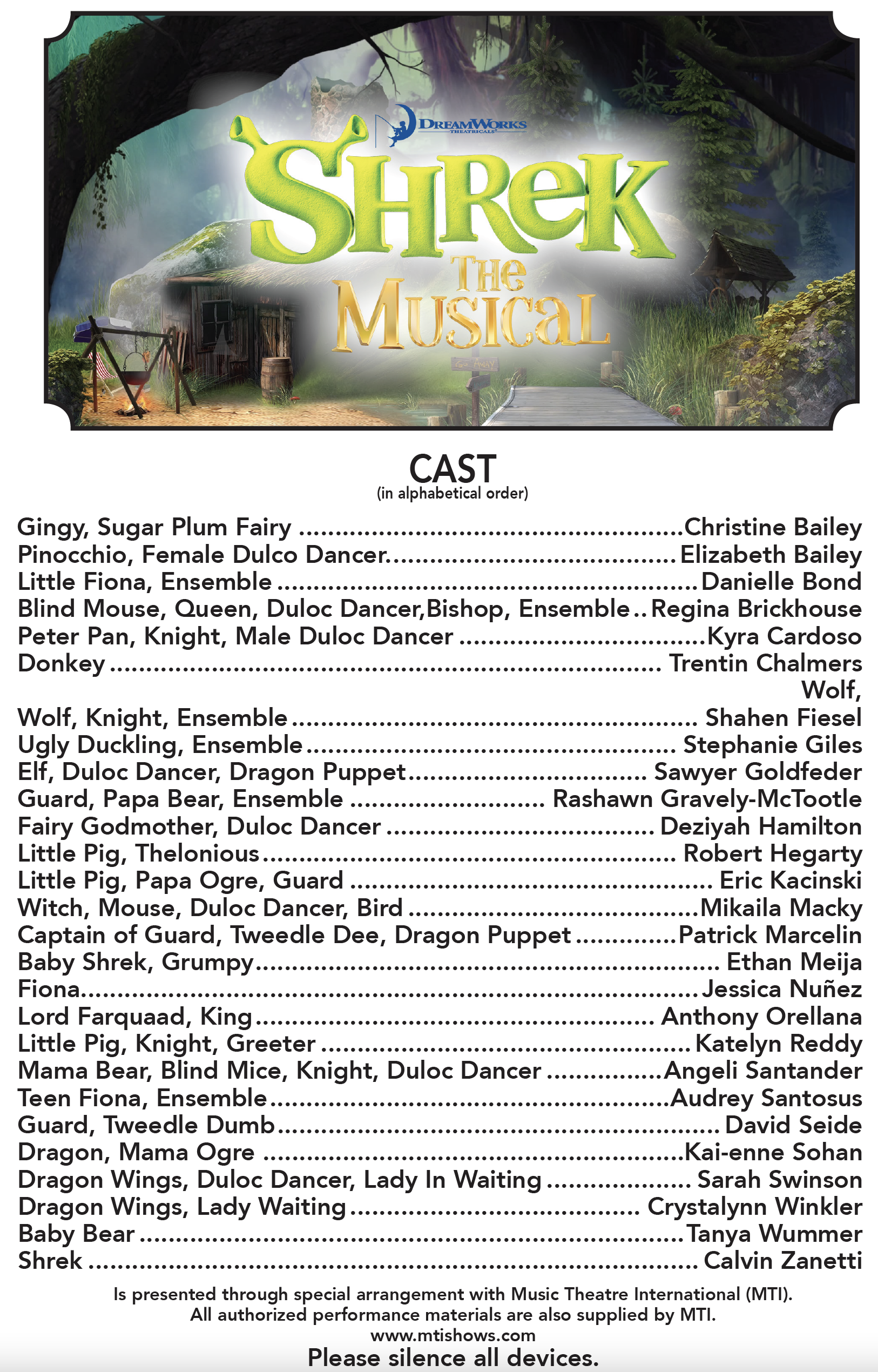 CAST LISTING