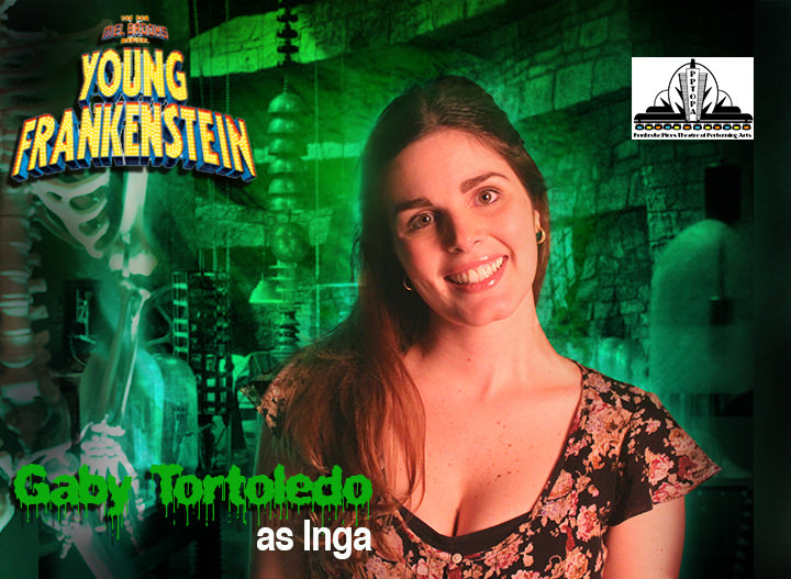 Gaby Tortoledo as Inga in Young Frankenstein at Pembroke Pines Theatre of the Performing Arts. Feb. 26th-Mar. 20th
https://www.facebook.com/events/1684557778488376/
#MonsterShowPPTOPA