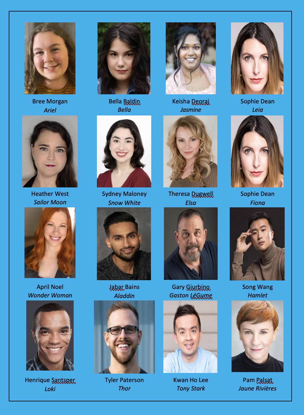 Here's our Talented Cast & Creative Team (2) Here's our Talented Cast & Creative Team (2)