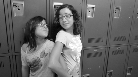 Sisters in real life, Aliza & Sophia Abraham, play ensemble cast members.