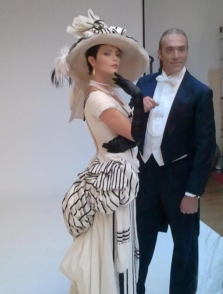 Vittoria Belvedere & Luca Ward.
2012 - Photoshoot Backstae