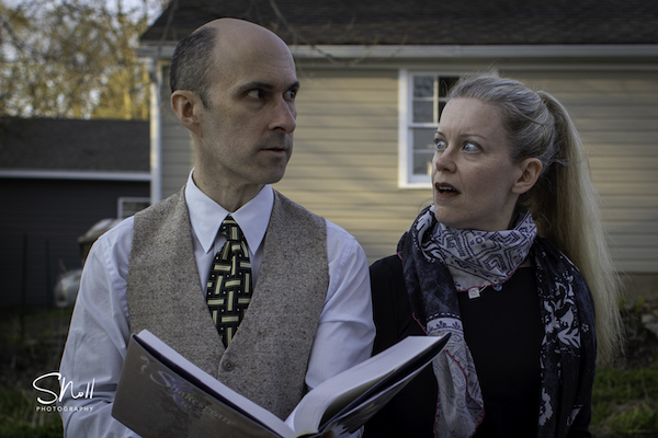 Stephen and Henrietta Brewster spar in Suppressed Desires by Susan Glaspell
Photo by Steve Noll