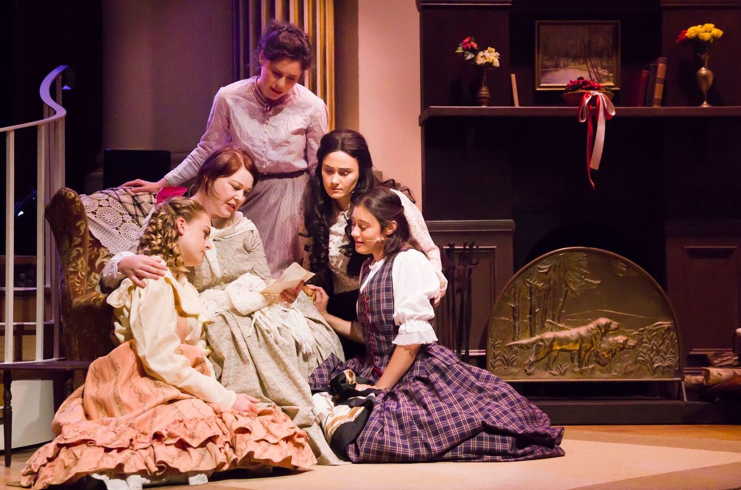 The March family receive a letter from their father, who is away serving in the Civil war