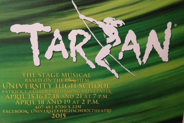 Based on Disney's epic animated musical adventure, Tarzan features heart-pumping hit music by rock legend Phil Collins, high-flying excitement, and a compelling storyline for the whole family! Tarzan is an unforgettable theatrical experience. Don't miss it!
Visit our Facebook page https://www.facebook.com/universityhightheatre
https://www.facebook.com/events/1536543079940135/
1