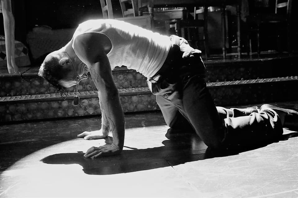 Aaron Pyle as Stanley Kowalski.