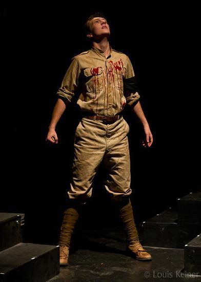 Production photo of Iphigenia and Other Daughters presented by Costal Carolina University. Photos by Louise Keiner.