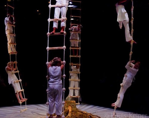 Production photo of Iphigenia and Other Daughters presented by Costal Carolina University. Photos by Louise Keiner.