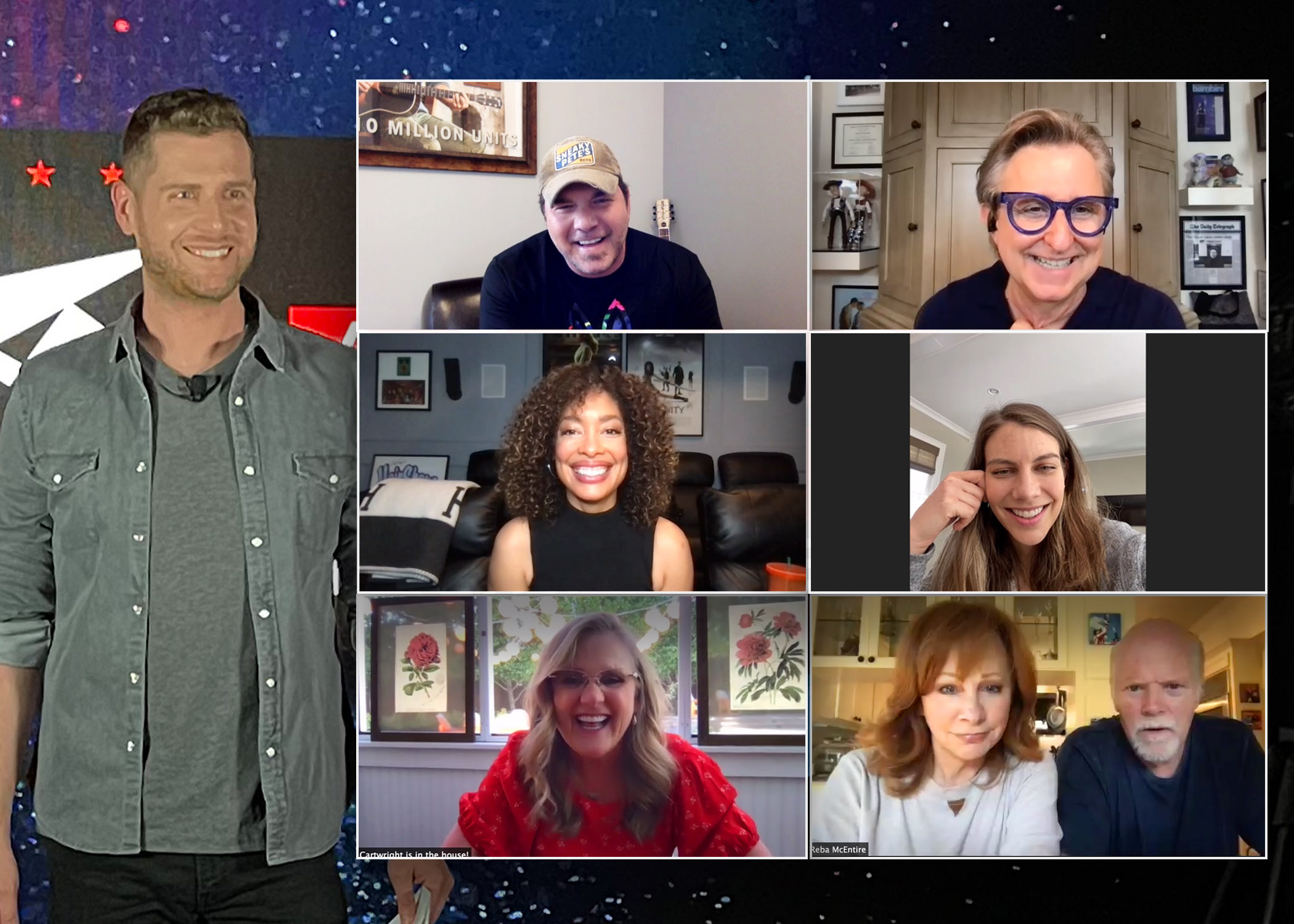 Special celebrity guests participate in the magic with Rob Lake! The Magic of Rob Lake! Now Streaming on YouTube. Gina Torres, Nancy Cartwright, Rodney Atkins, Lauren Cohan, Thomas Schumacher, Rex Linn & Reba McEntire