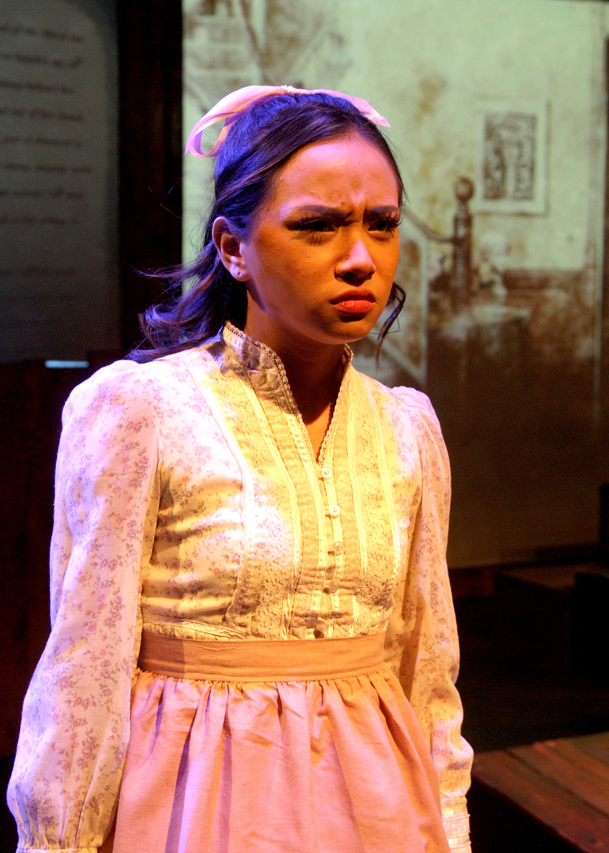 Camie Del Rosario as Amy March in Chance Theater's production of 
