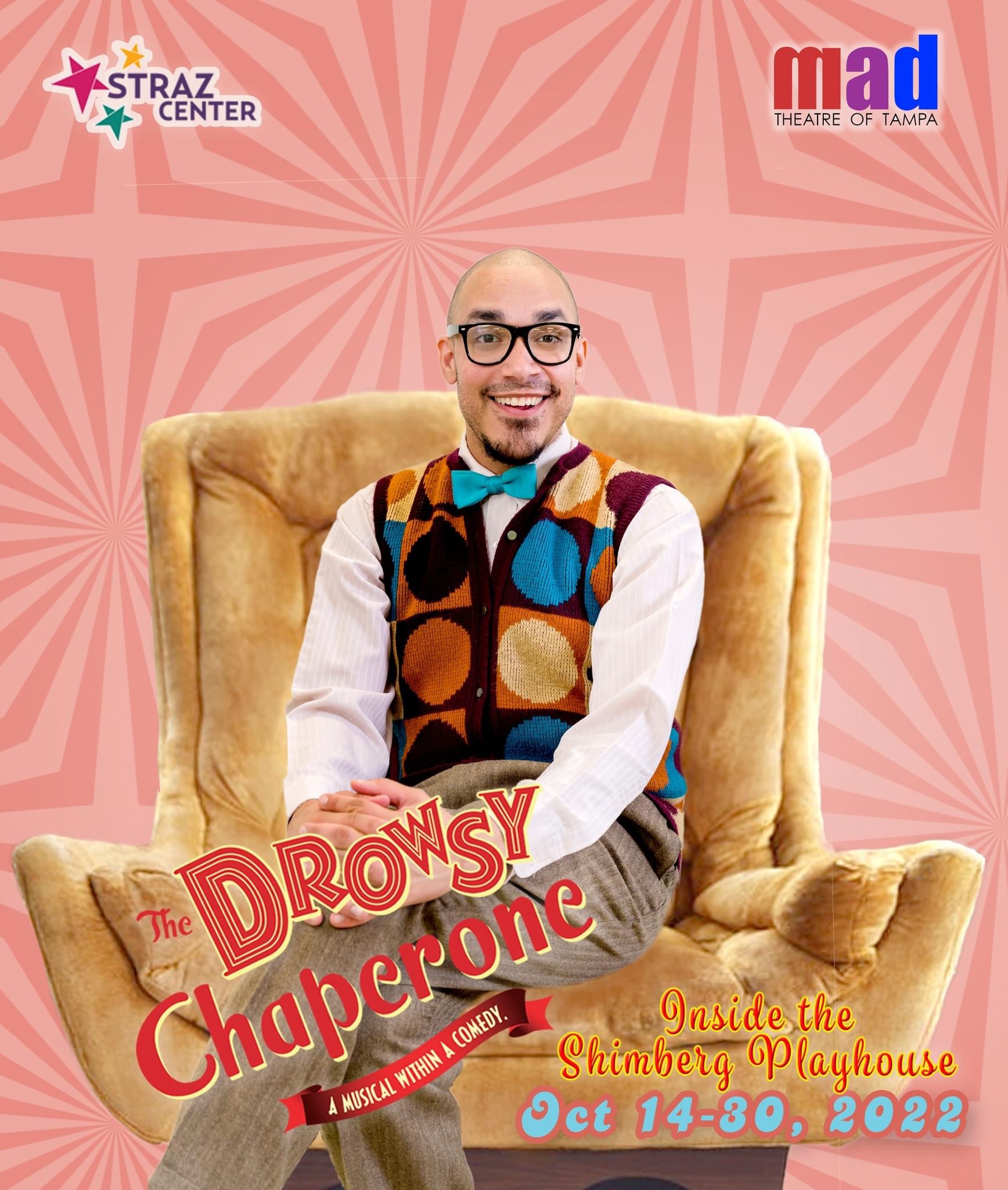 Meet Man in Chair as played by Doug Buffaloe in mad Theatre of Tampa’s “The Drowsy Chaperone