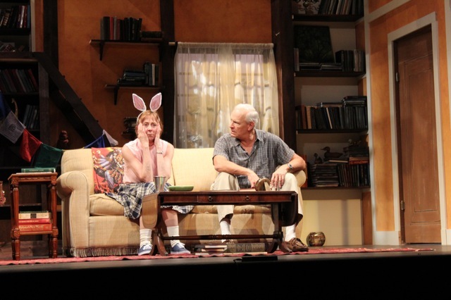 Susan Pellegrino and Ray Baker in The Hummingbird's Tour at Bucks County Playhouse, June 2014. 