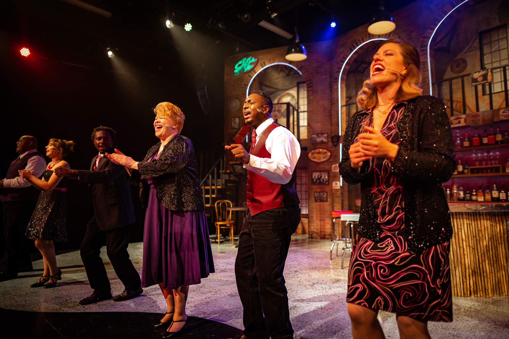 The Company of Smokey Joe's Cafe - Photo credit: Michele Anliker