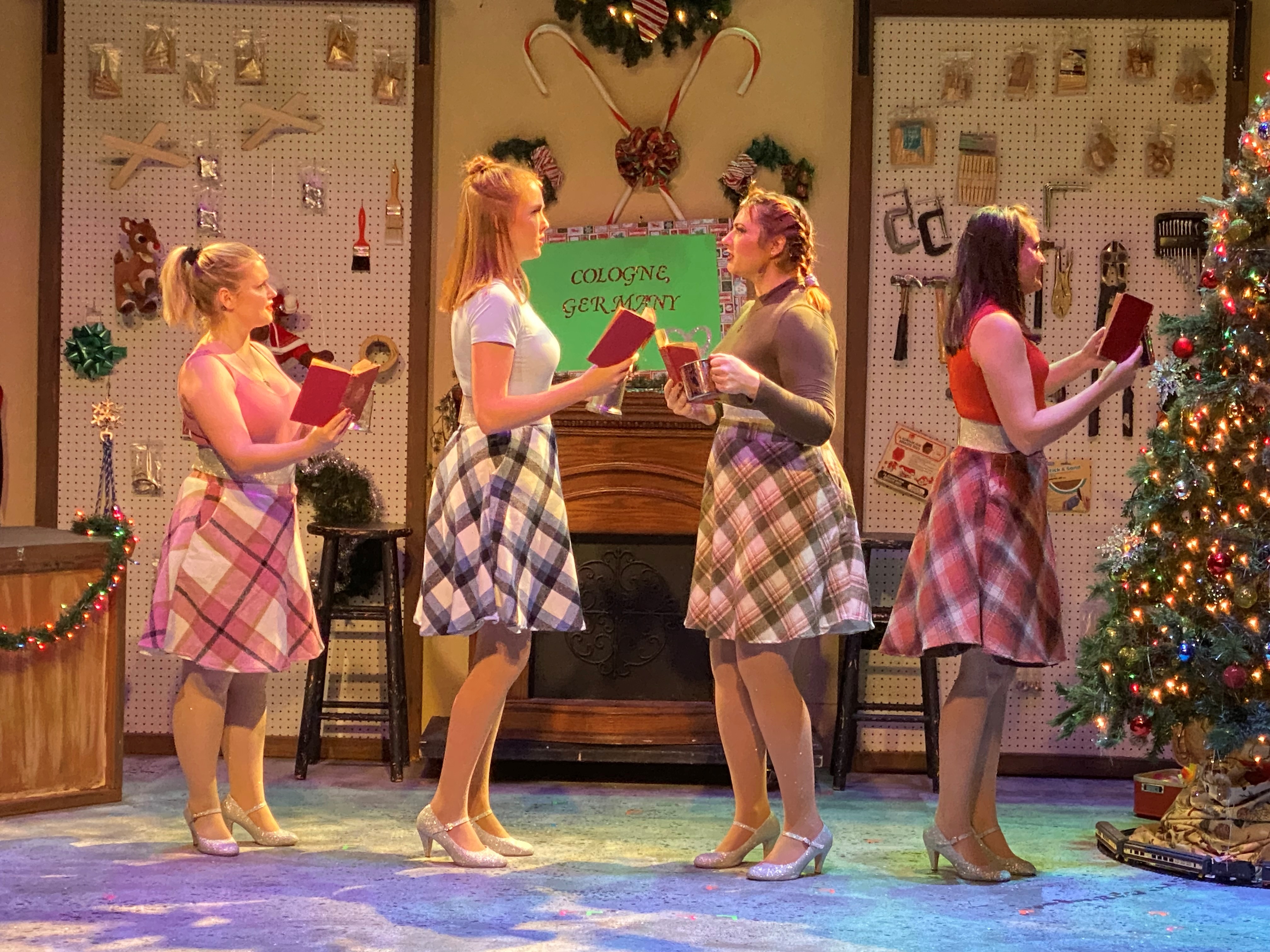 Cindy Lou, Suzy, Betty Jean, and Missy are at it again, and ready to wish you a Merry Christmas with harmonies and humor! 