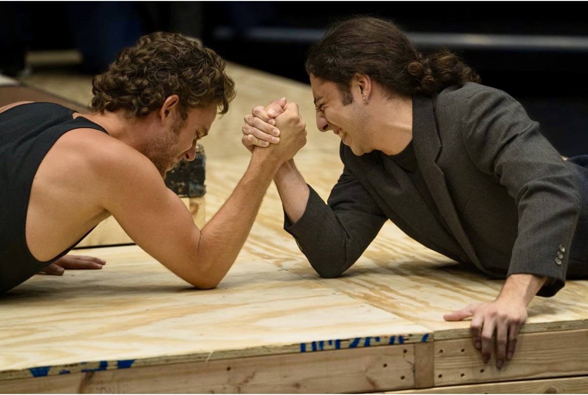 James Cardwell and Andrew Chavez in SHAKESPEARE’S R&J at BC Theatre in Lake Jackson, Texas. brazosport.edu/onstage