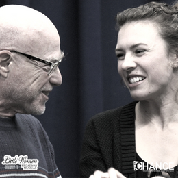 Glenn Koppel and Emily Abeles in rehearsal for 