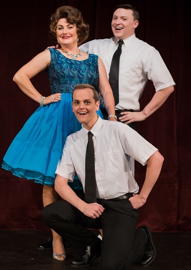 Book of Merman with Will Shindler, Amy Jo Halliday as Ethel Merman and Collin Carver
Photo by Katie Dessin