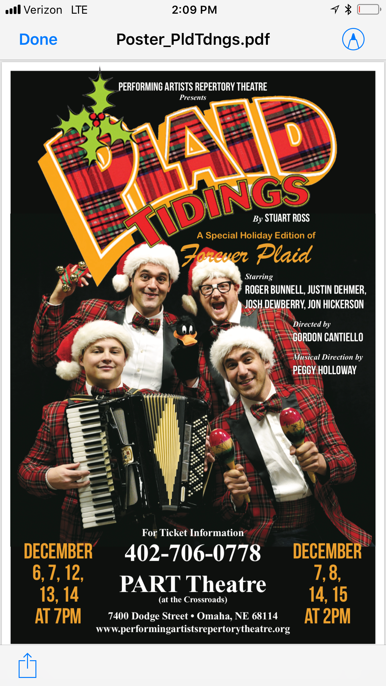  FOREVER PLAID TIDINGS by Stuart Ross featuring Roger Bunnell as Jinx, Justin Dehmer as Smudge, Josh Dewberry as Sparky, and Jon Hickerson as Frankie has written an extraordinary 2-hour energetic extravaganza featuring 30 songs made up of not only traditional holiday favorites such as 