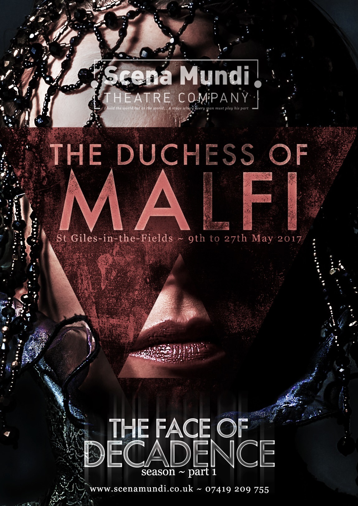 The Duchess of Malfi show flyer