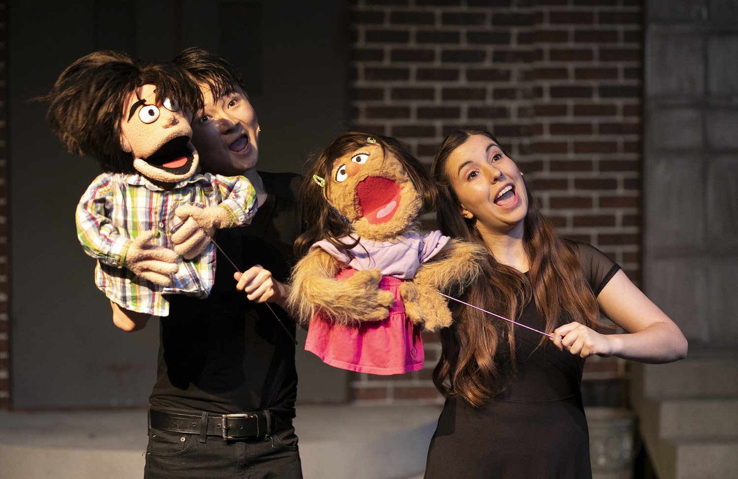 Scenes from the Toto Too production of Avenue Q at The Gladstone Theatre, Ottawa. Photos by Maria Vartanova