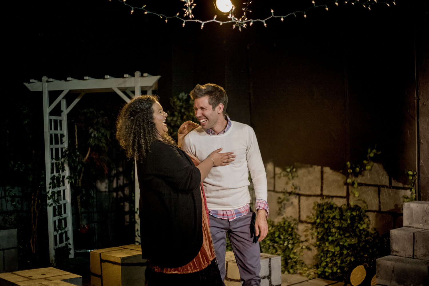 Matt Houston as The Man and Joe Giovannetti as The Lover in a scene from All That He Was. Photo: Nick Swatz 2