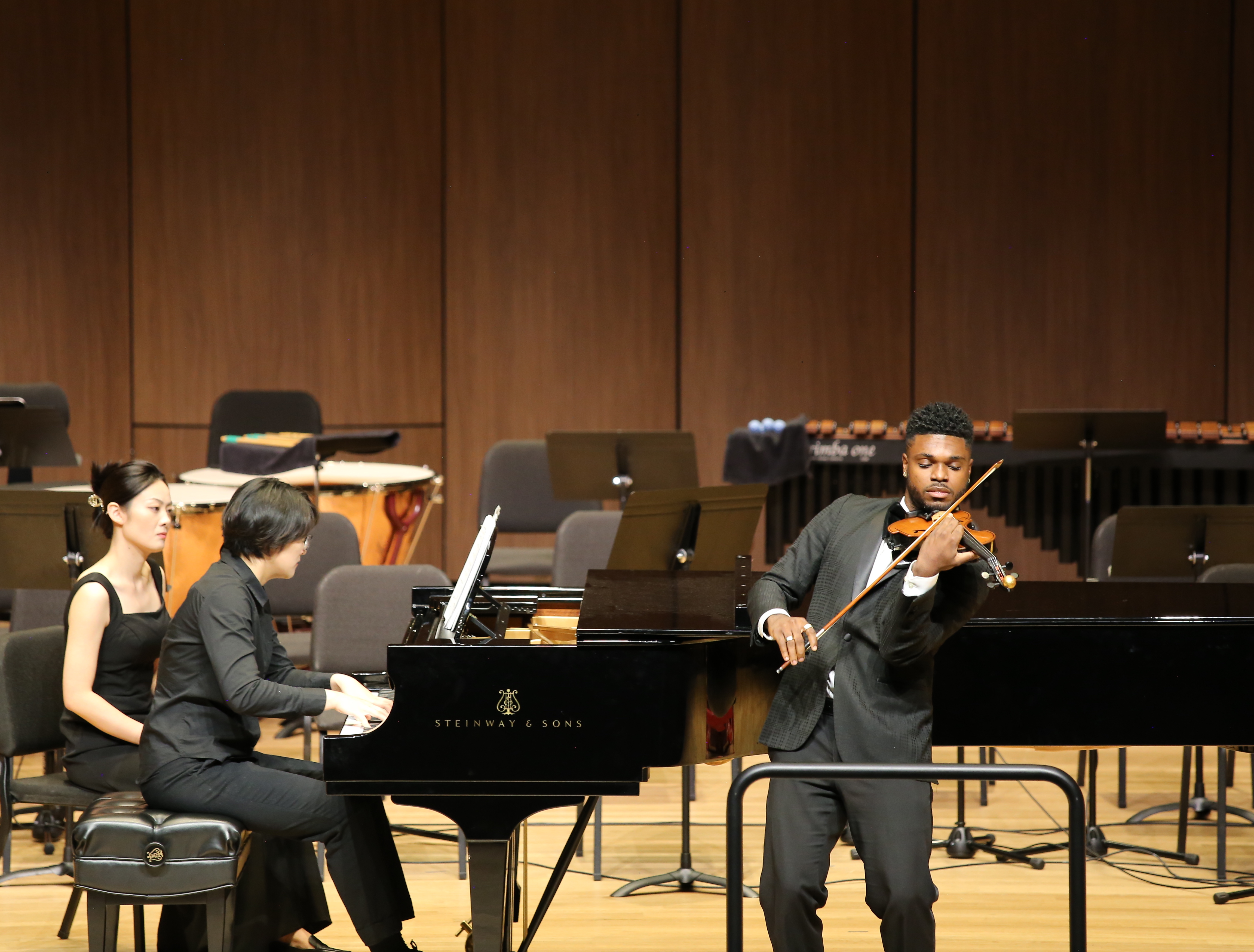 Hanguang Wang and Edward W. Hardy (UNC Asian Mixed Ensemble Concert, October 14, 2022)