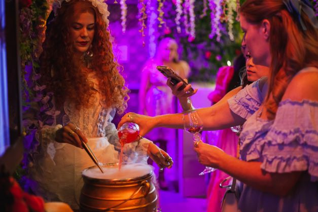 Come enjoy the wonderment of Castle Beaumont. A lavish party thrown in honor of the prince. But be careful not to overstay your welcome, the prince can be quite the BEAST.