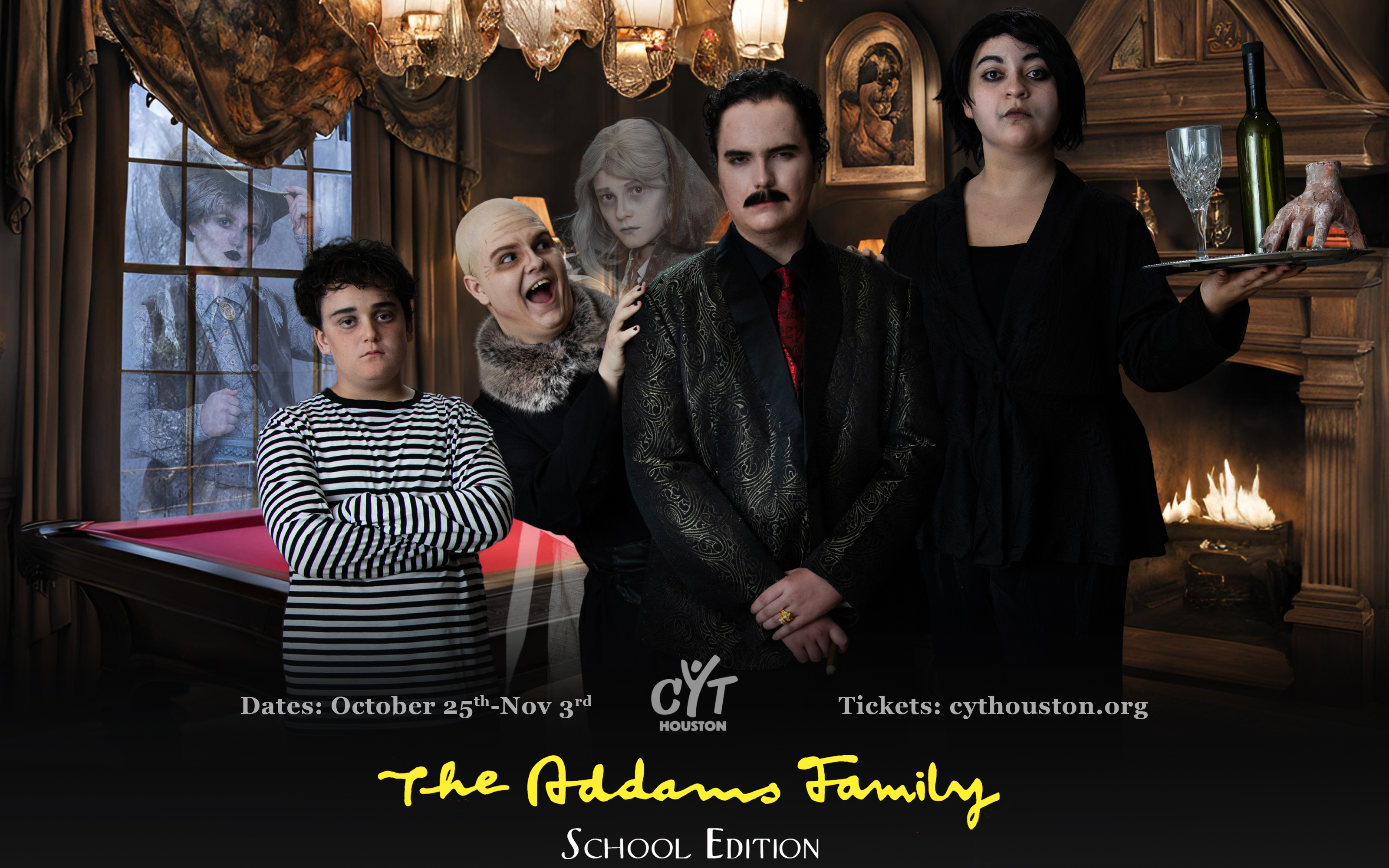 Calling all misfits and dreamers! The Addams Family is rolling into town, and their bizarre world is just a ticket away! 