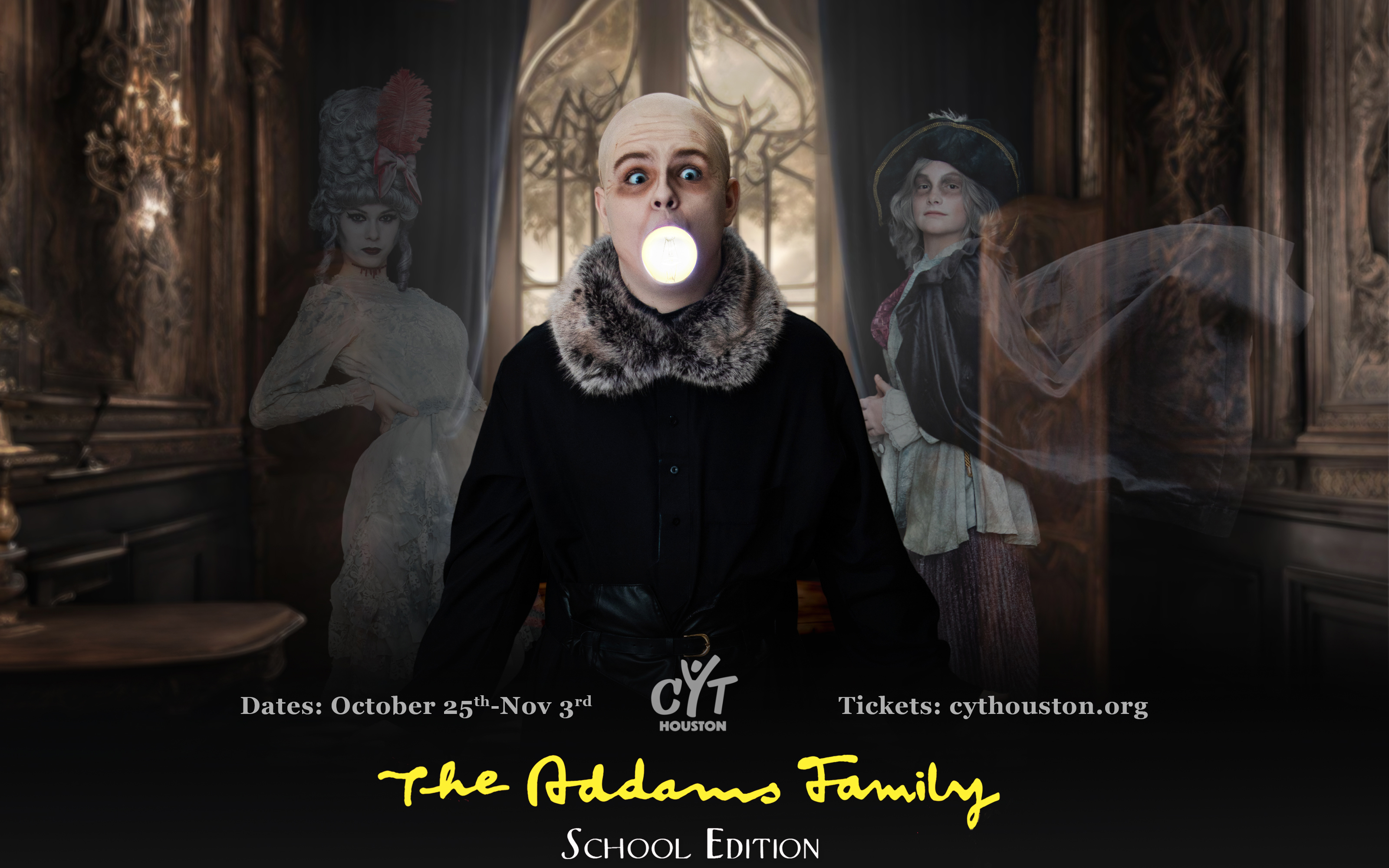 Join us for THE ADDAMS FAMILY Musical, a comical feast that embraces the wackiness in every family! 