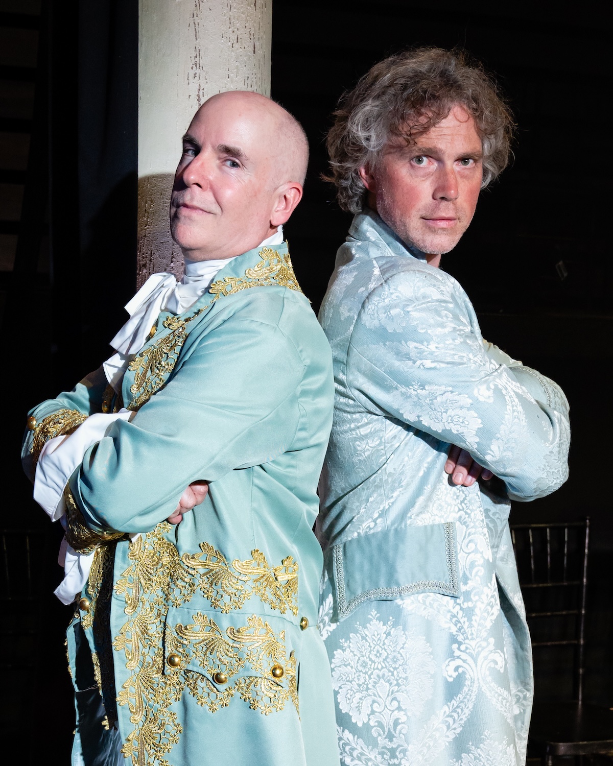 Amadeus in rehearsal. Amadeus in rehearsal.