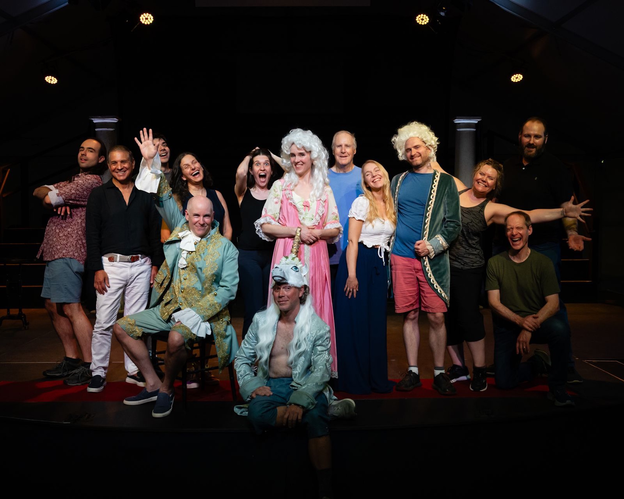 Amadeus in rehearsal. Amadeus in rehearsal.