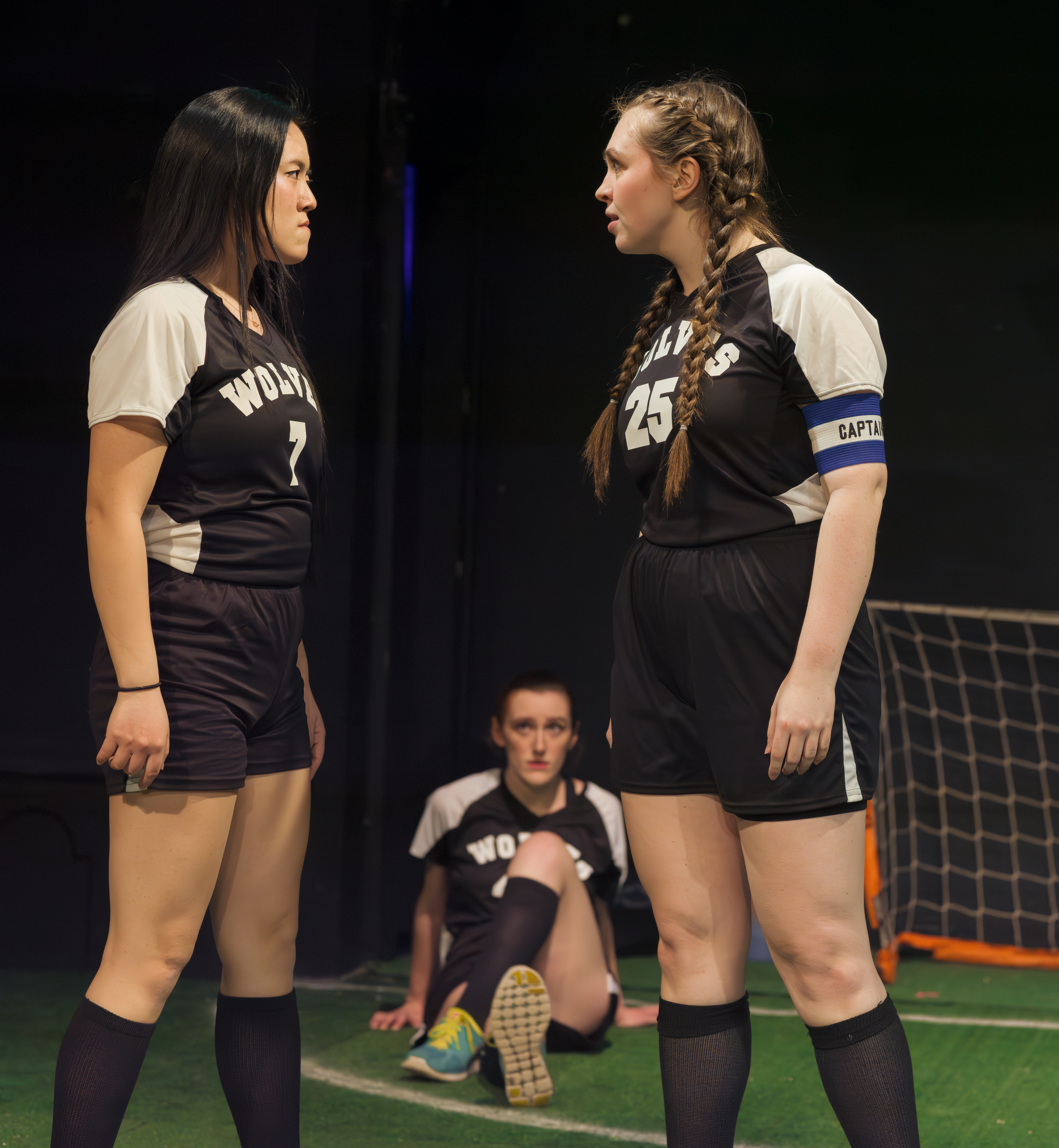 Eun Bi Hahm (#7), Amelia Bell (#46), Victoria Fanning (#25)- Photo Credit: Cason Doyle 