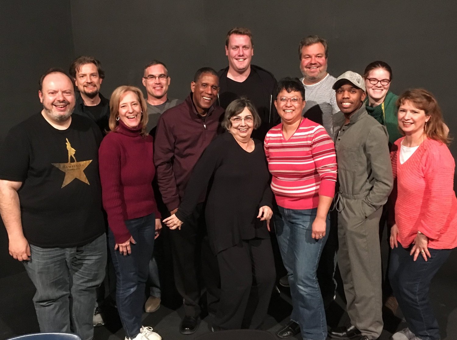 The full cast and a most of the production team of OCTA's SUPERIOR DONUTS running April 6-22, 2018! 1